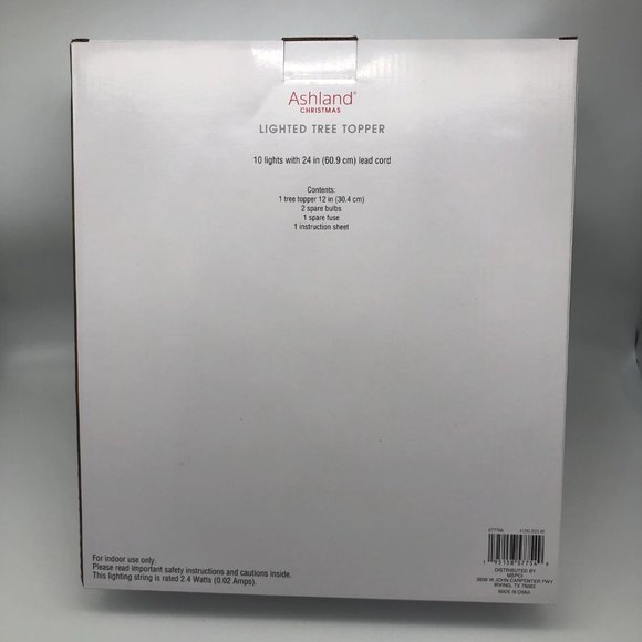 Ashland Christmas Star LED Lighted Tree Topper NEW - Picture 2 of 2